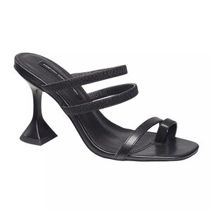 French Connection Black Strappy Heels